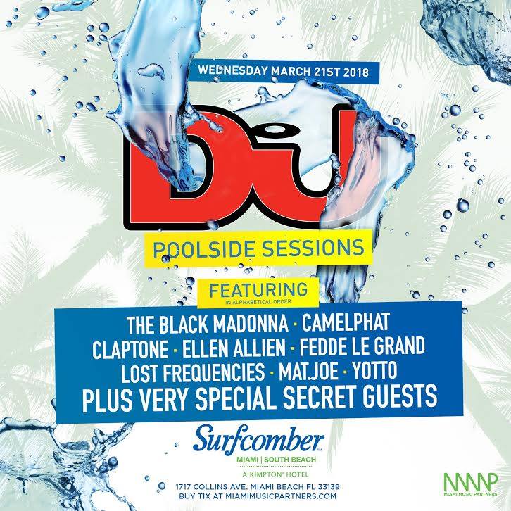 DJ Mag Pool Sessions 2018 lineup