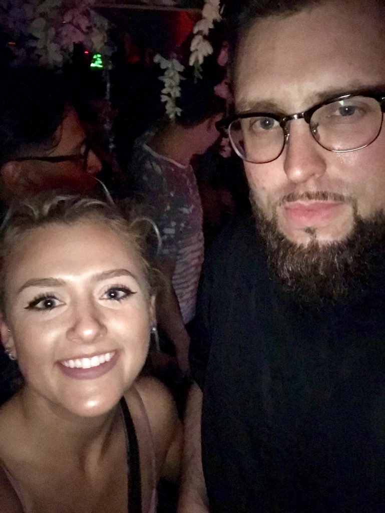 Casey's selfie with Tchami.