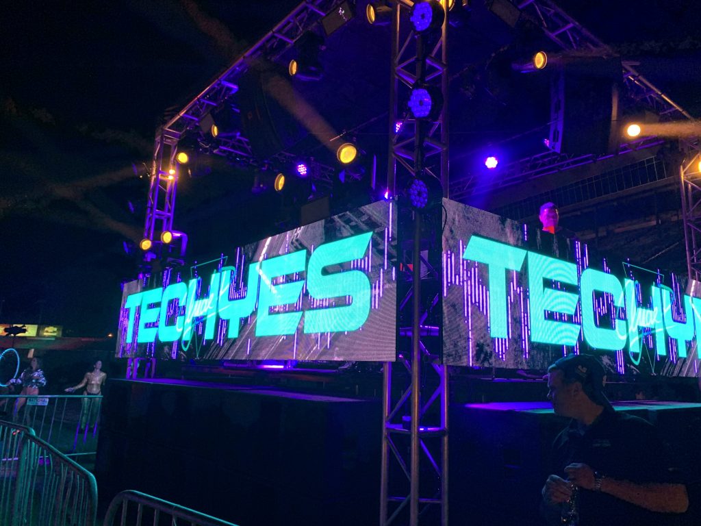 TechYes stage Imagine Music festival